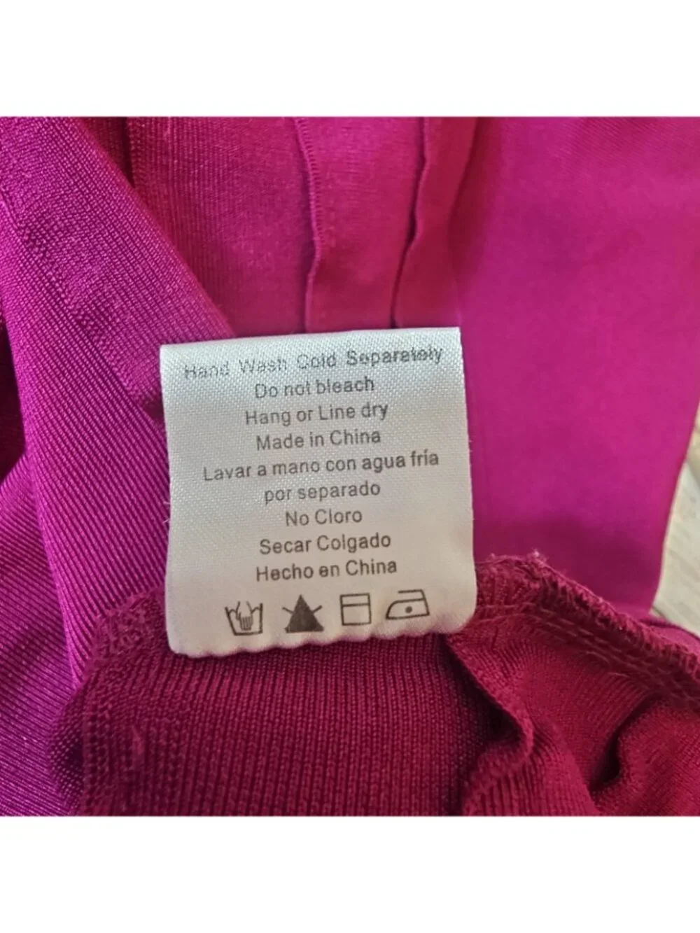 Akira Halter Neck Peplum Mermaid Bandage Cocktail Dress Magenta L